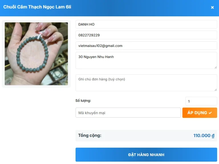 Plugin Quick Buy Popup for WooCommerce