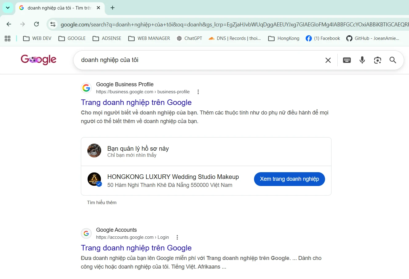 Dịch vụ xác minh Google Maps cho doanh nghiệp