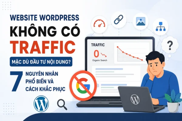 Website WordPress Không Có Traffic? 7 Nguyên Nhân Phổ Biến Và Cách Khắc Phục