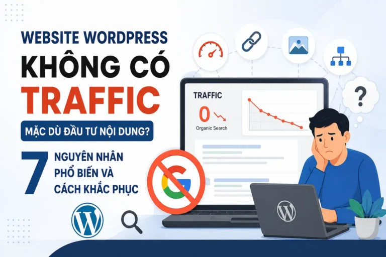 Website WordPress Không Có Traffic? 7 Nguyên Nhân Phổ Biến Và Cách Khắc Phục